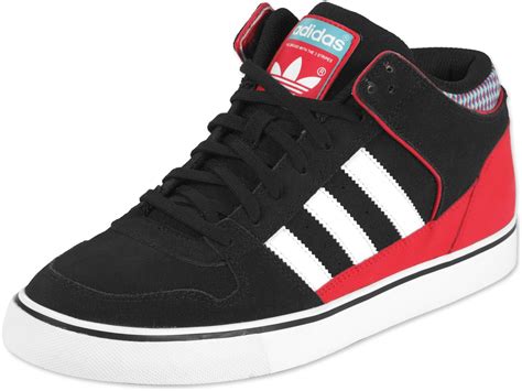 adidas schwarz rot weiß|Rote Schuhe .